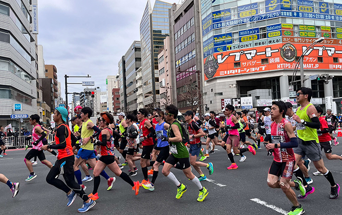 東京マラソン@中央通り